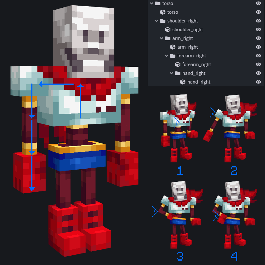 custom block format 2 Minecraft Skin