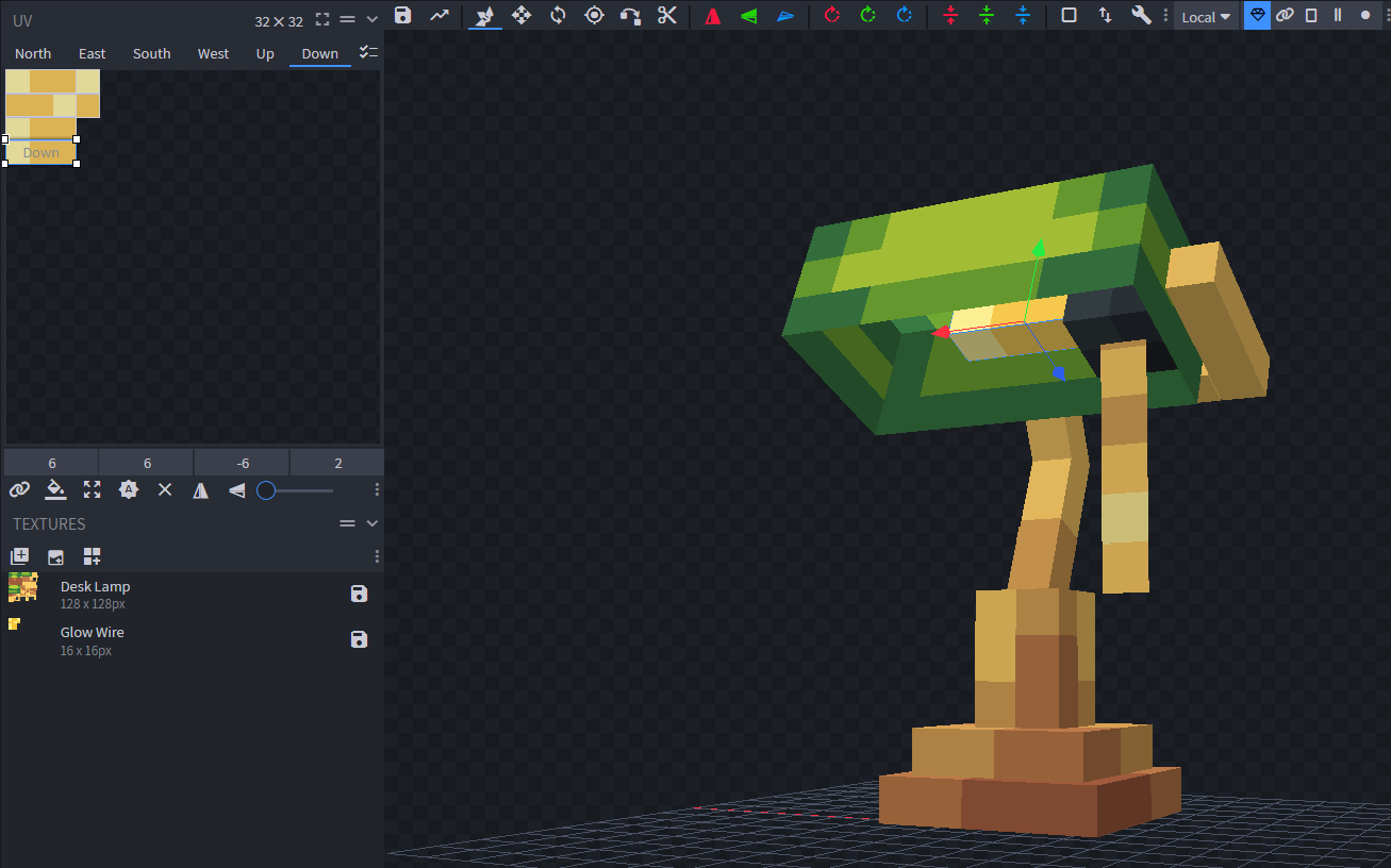 Model in Blockbench