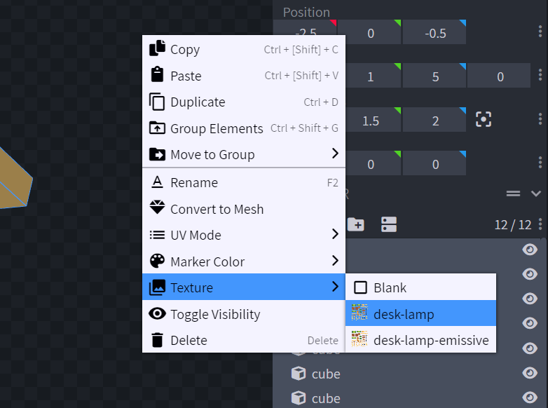 Apply back default texture